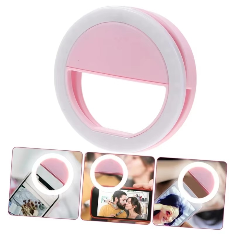 Photography Lighting Tool - 1-4 Stück LED Selfie-Ringlicht Handy-Dreistufen-Fülllicht USB-Aufladung
