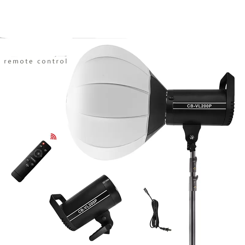 Photography Lighting Learning - 200W tragbares Innen- und Außen-Videolicht mit
