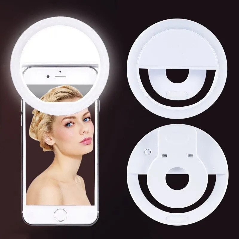 Photography Lighting Tool - USB wiederauf ladbare LED Selfie Ring