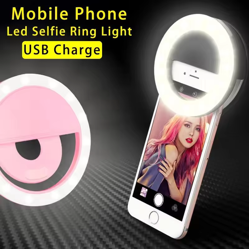Photography Lighting Tool - 1 Stück USB-Ladekabel LED Selfie-Ringlicht mit