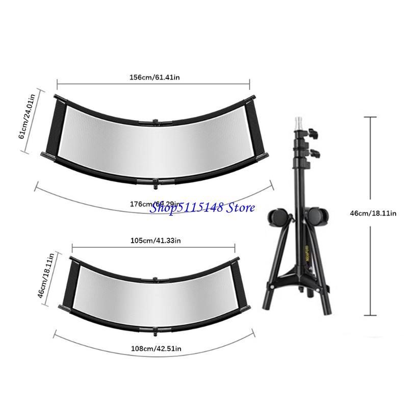 Photography Lighting Tool - F3MA Kompakt gebogener Fotografie-Reflektor, Studio-Beleuchtungswerkzeug mit