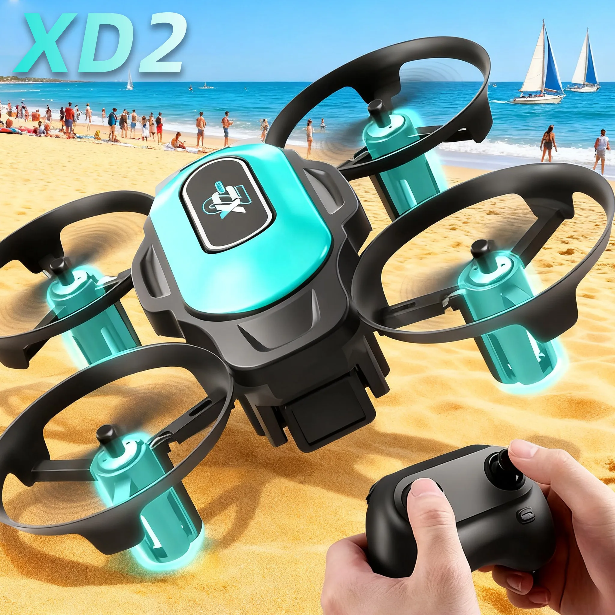 Photography Lighting Patterns - XD2 Mini-Drohne, 360 ° Stunt-Flips, LED-Nachtlichter,