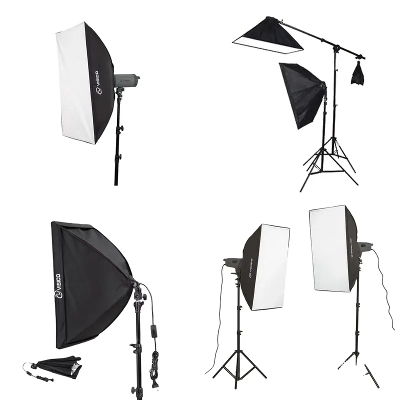 Lighting In Photography Studio - Hochwertiges Tragbares Fotostudio Fotografie-Blitzlicht Schwarze Softbox