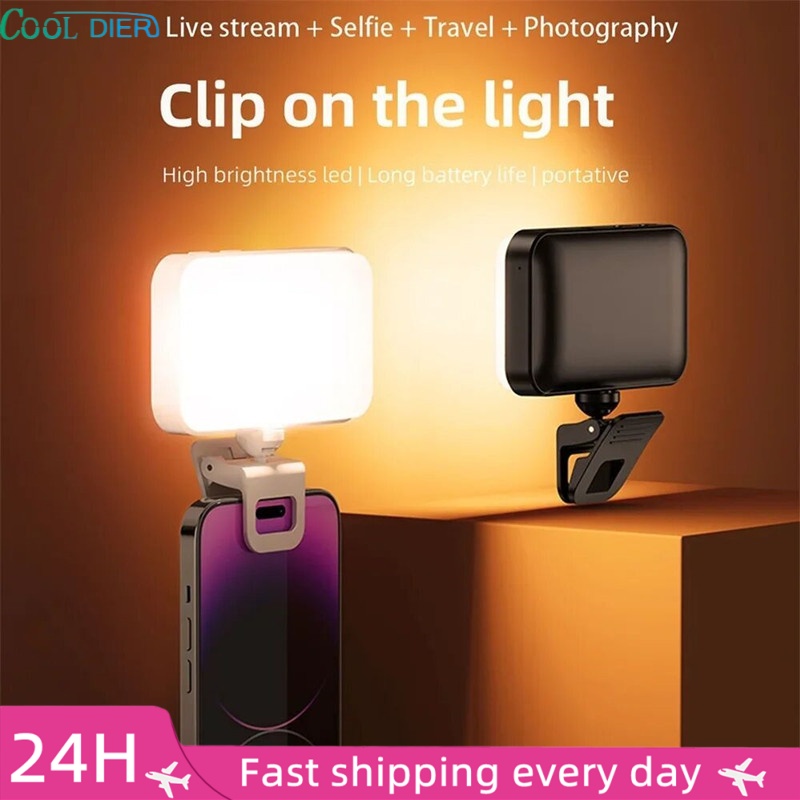 Photography Mobile Lighting - COOL DIER Taschen-LED-Selfie-Licht für iPhone, iPad,