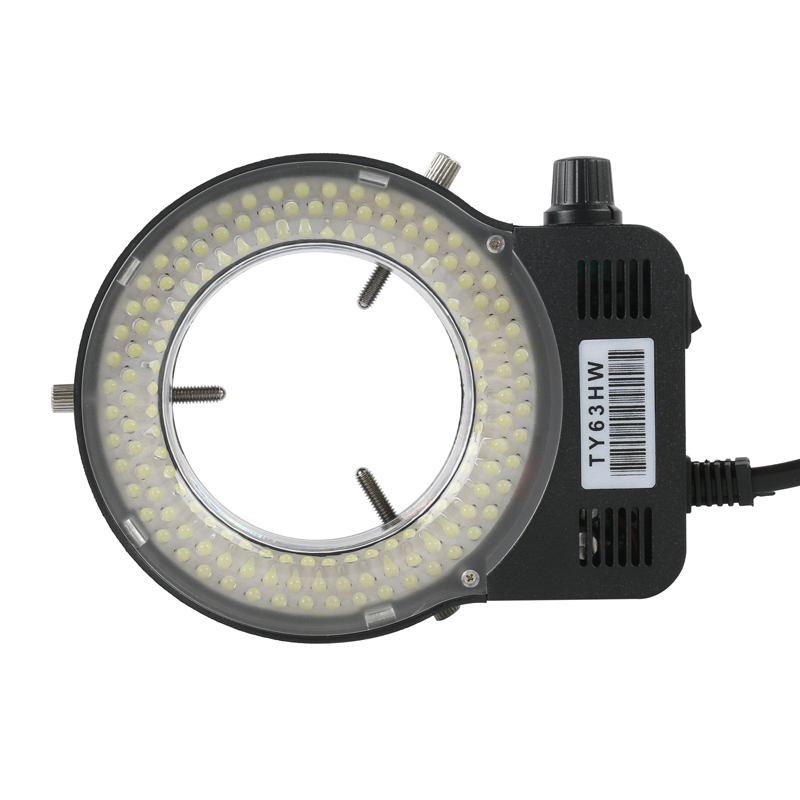 Photography Lighting Continuous - Einstellbare 144-LED-Ringlichtlampe für Industrie-Stereomikroskope, Videokameras und