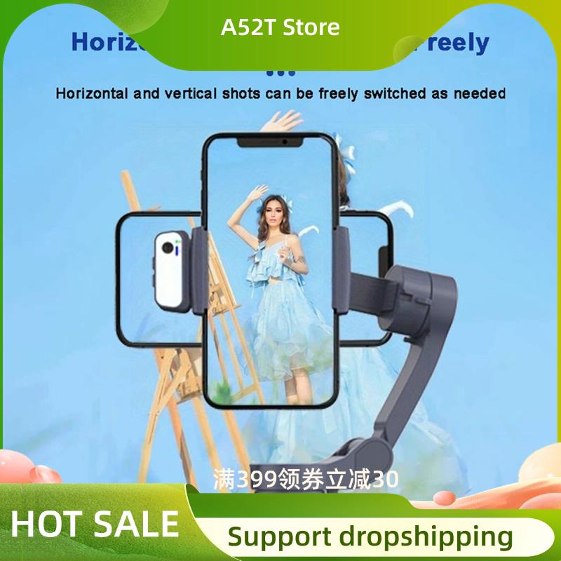 Photography Lighting Ai - A52T F12 3-Achsen-Gimbal-Stabilisator, LED-Beleuchtung, unterstützt KI-intelligentes