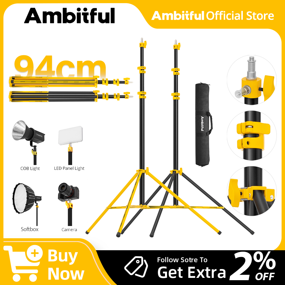 Photography Lighting For Products - AMBITFUL GM280Y 280cm Professionelles Luftkissen-Lichtstativ 10Kg