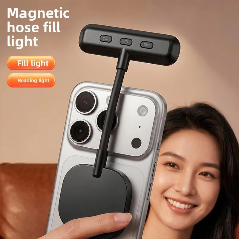Photography Mobile Lighting - Magnetisches Handy-Füllicht, 3-Farben Tragbares Mini-Handlicht für