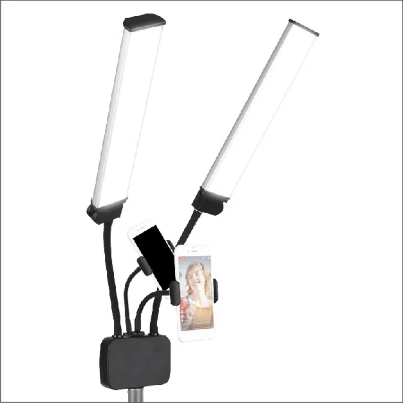Photography Still Life Lighting - LED-Doppelarm-Röhrenleuchte für Fotografie, Stillleuchte für Naturobjektfotografie,