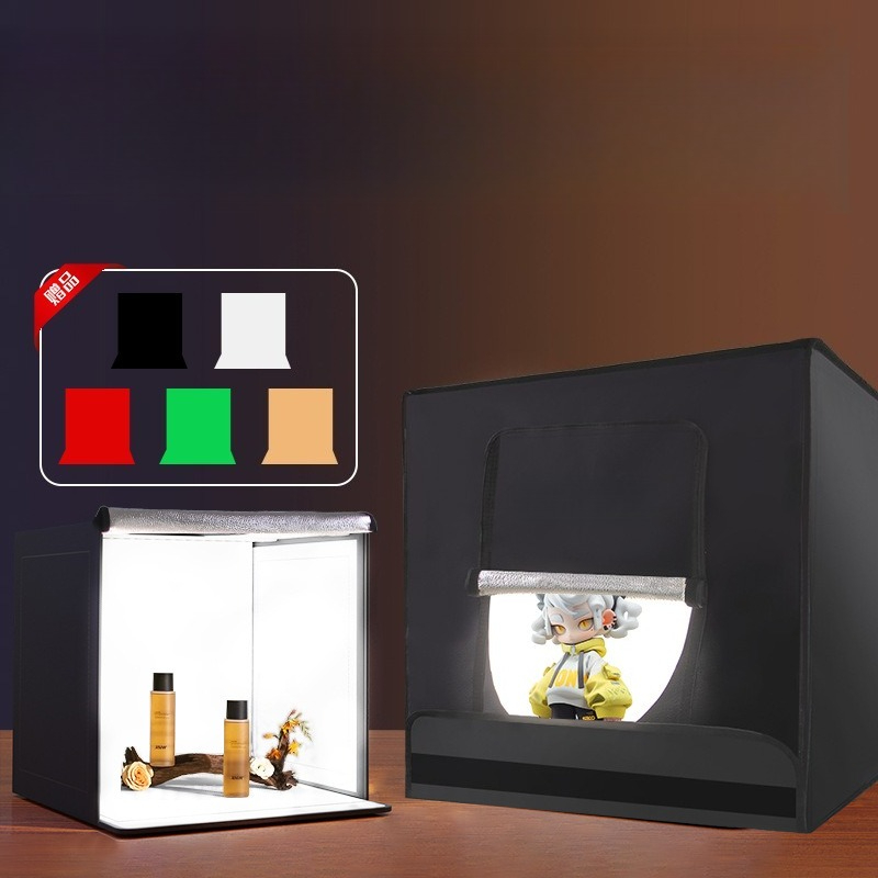 Photography Still Life Lighting - Studio kleine LED-Faltproduktfotografie einfache Leuchtkasten Stillleben