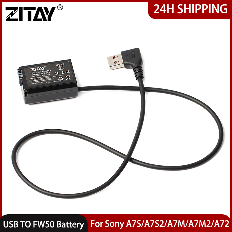 Photography Lighting For Dummies - ZITAY USB zu FW50 Kamera-Dummy-Akku für