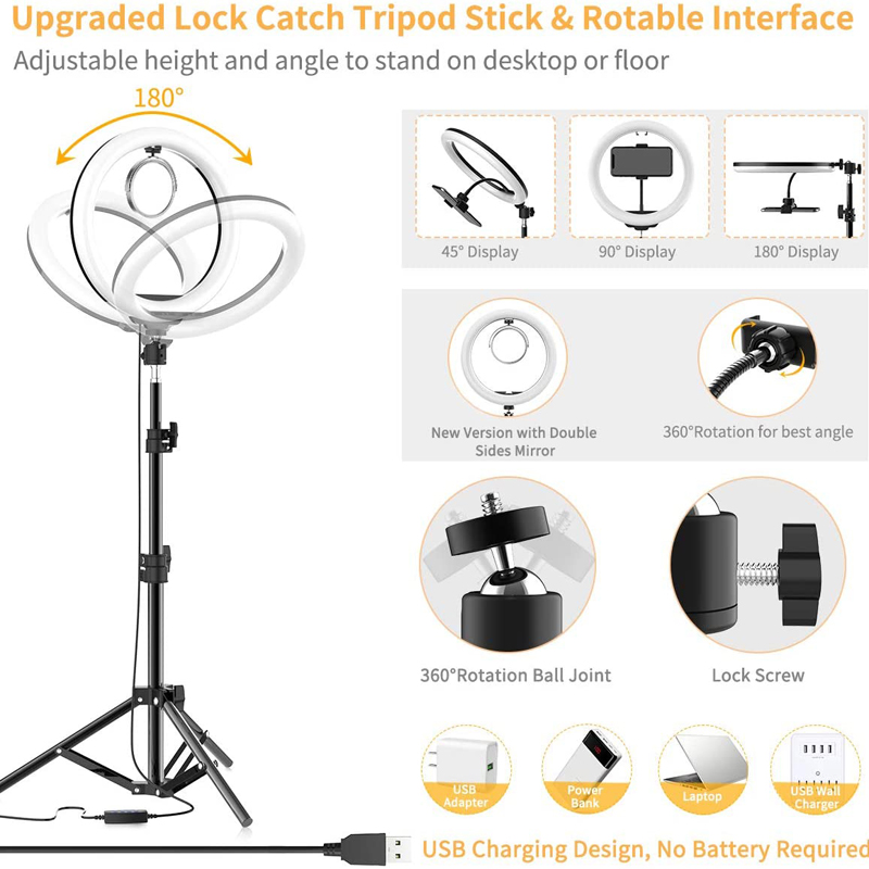 16/26/33cm Selfie-Ringlicht Fo – Photography Lighting Tool Bewertung und Preis