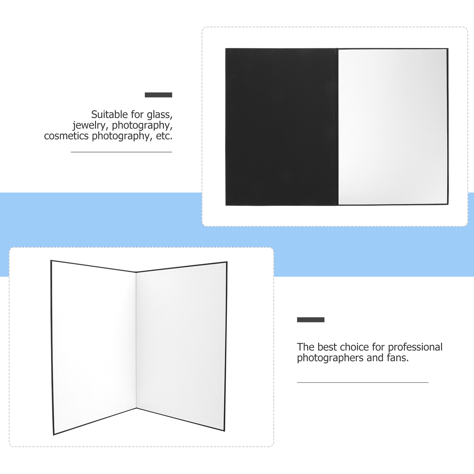 A4 Faltbarer Fotoreflektor aus – Photography Still Life Lighting Bewertung und Preis