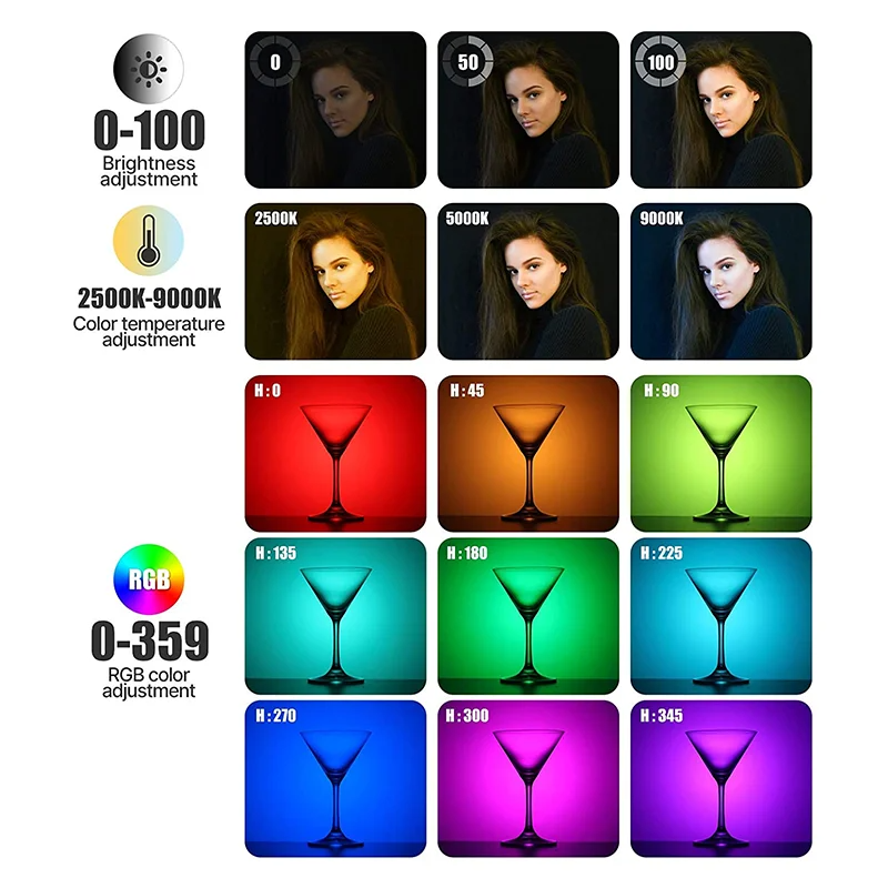 2026 Neu 120 RGB Taschen-Fill- – Photography Mobile Lighting Bewertung und Preis