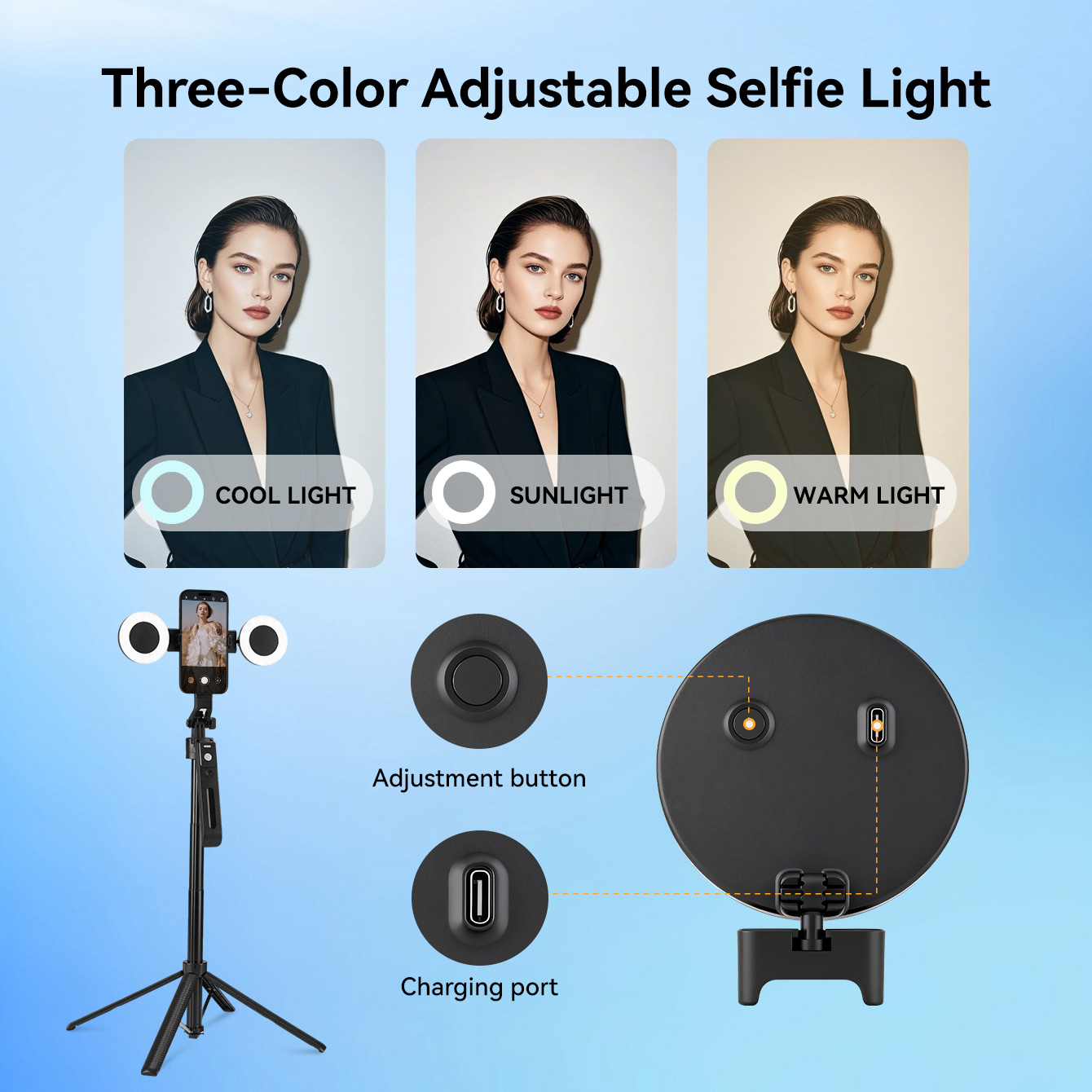 2025 Neuer KI-Selfie-Stick Sta – Photography Lighting Ai Bewertung und Preis