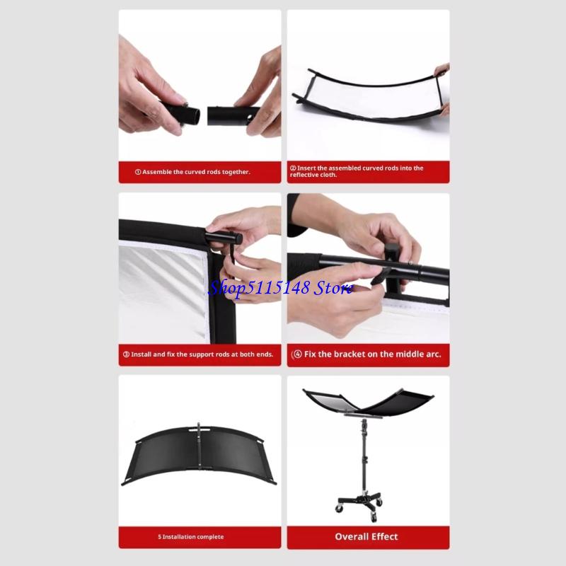 F3MA Kompakt gebogener Fotogra – Photography Lighting Tool Bewertung und Preis
