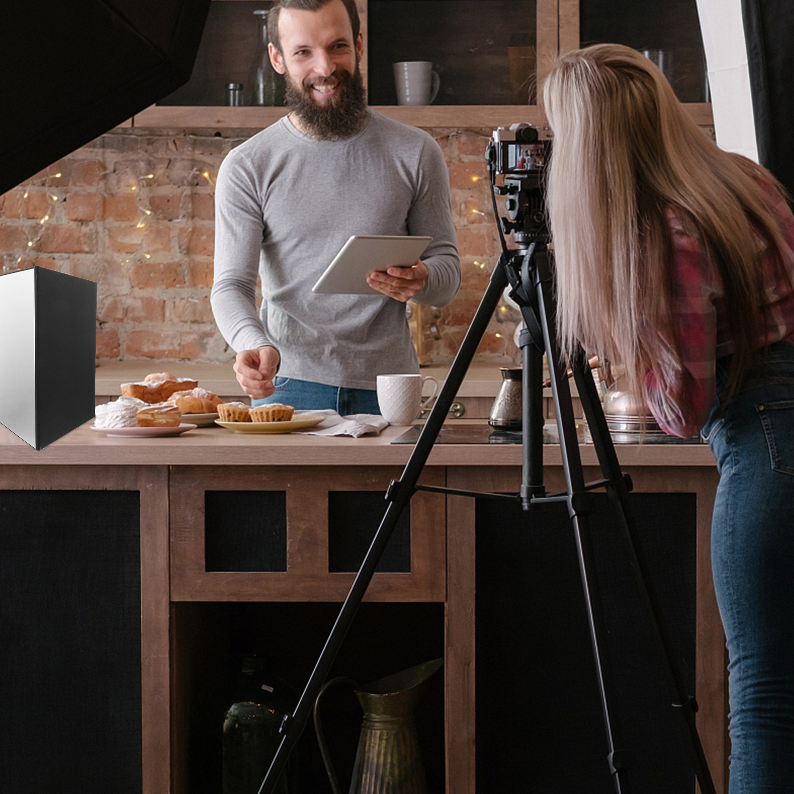 A3 Faltbares Fotoreflektor-Boa – Photography Still Life Lighting Bewertung und Preis