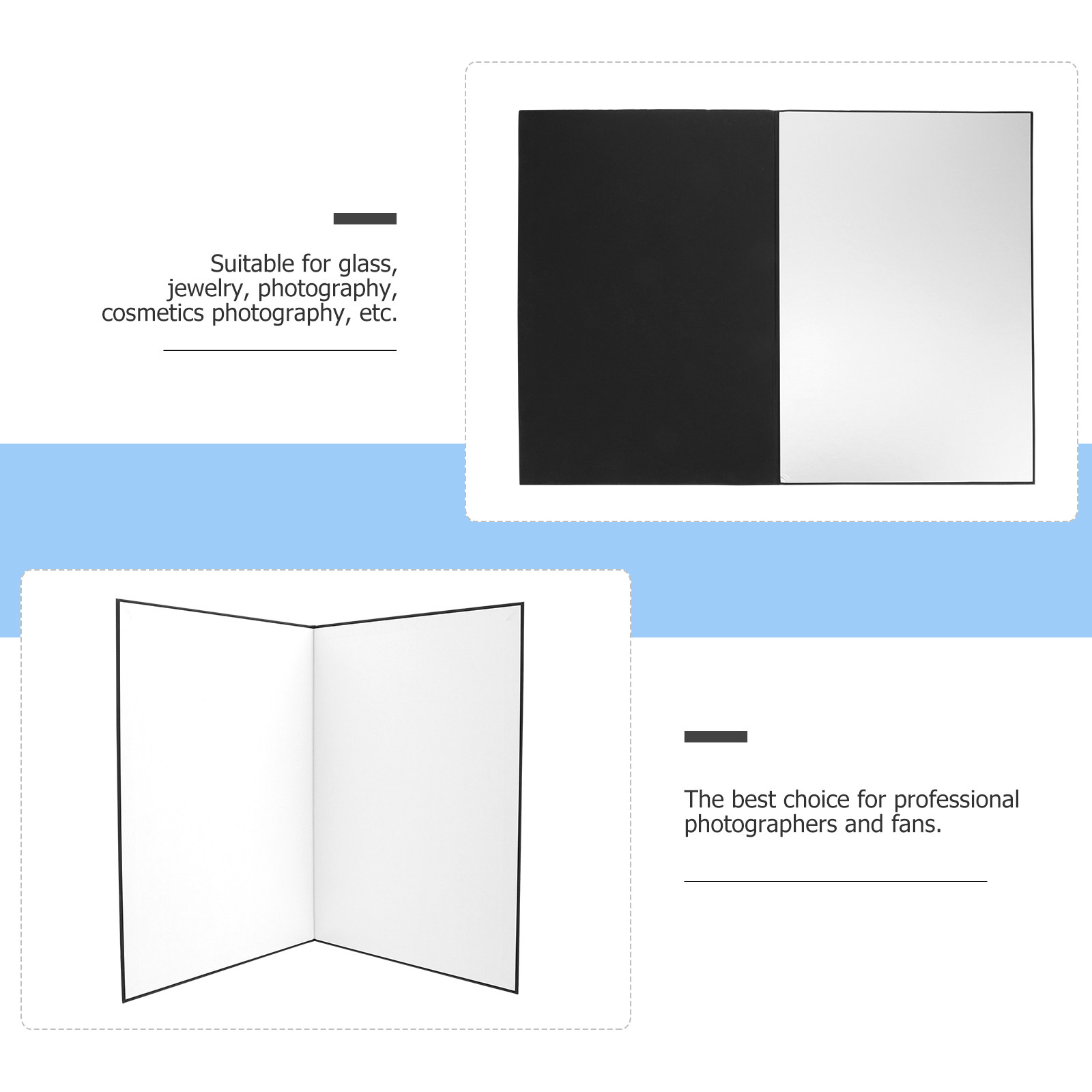 A3 Faltbares Fotoreflektor-Boa – Photography Still Life Lighting Bewertung und Preis