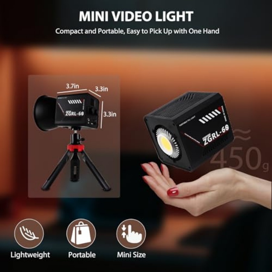 60W COB LED-Videoleuchte, trag – Lighting In Photography Studio Bewertung und Preis