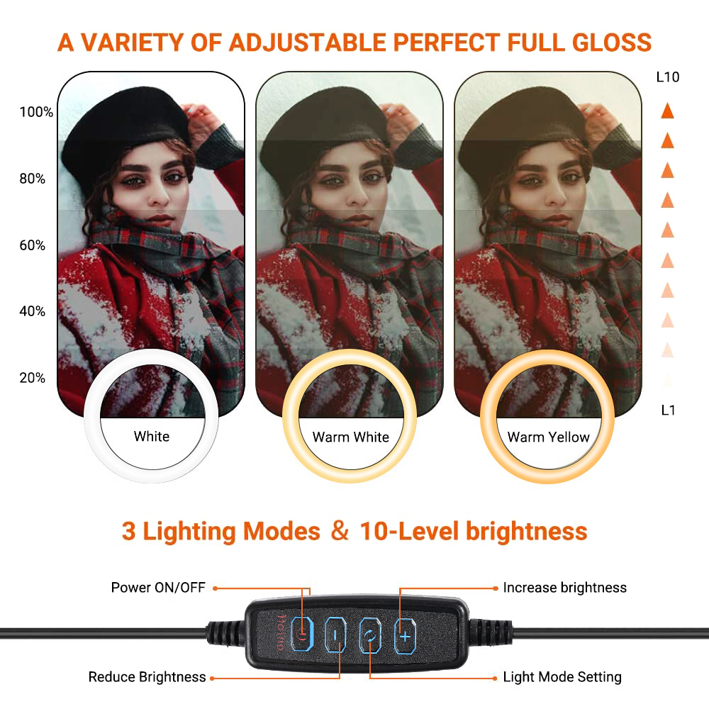 26 cm 10 zoll Led Ring Selfie  – Photography Lighting Tool Bewertung und Preis