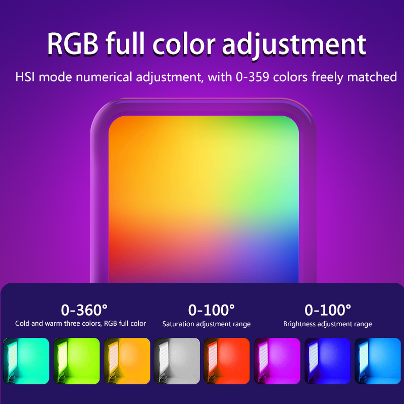 RGB-Fülllicht, tragbares LED-F – Photography Lighting Tool Bewertung und Preis