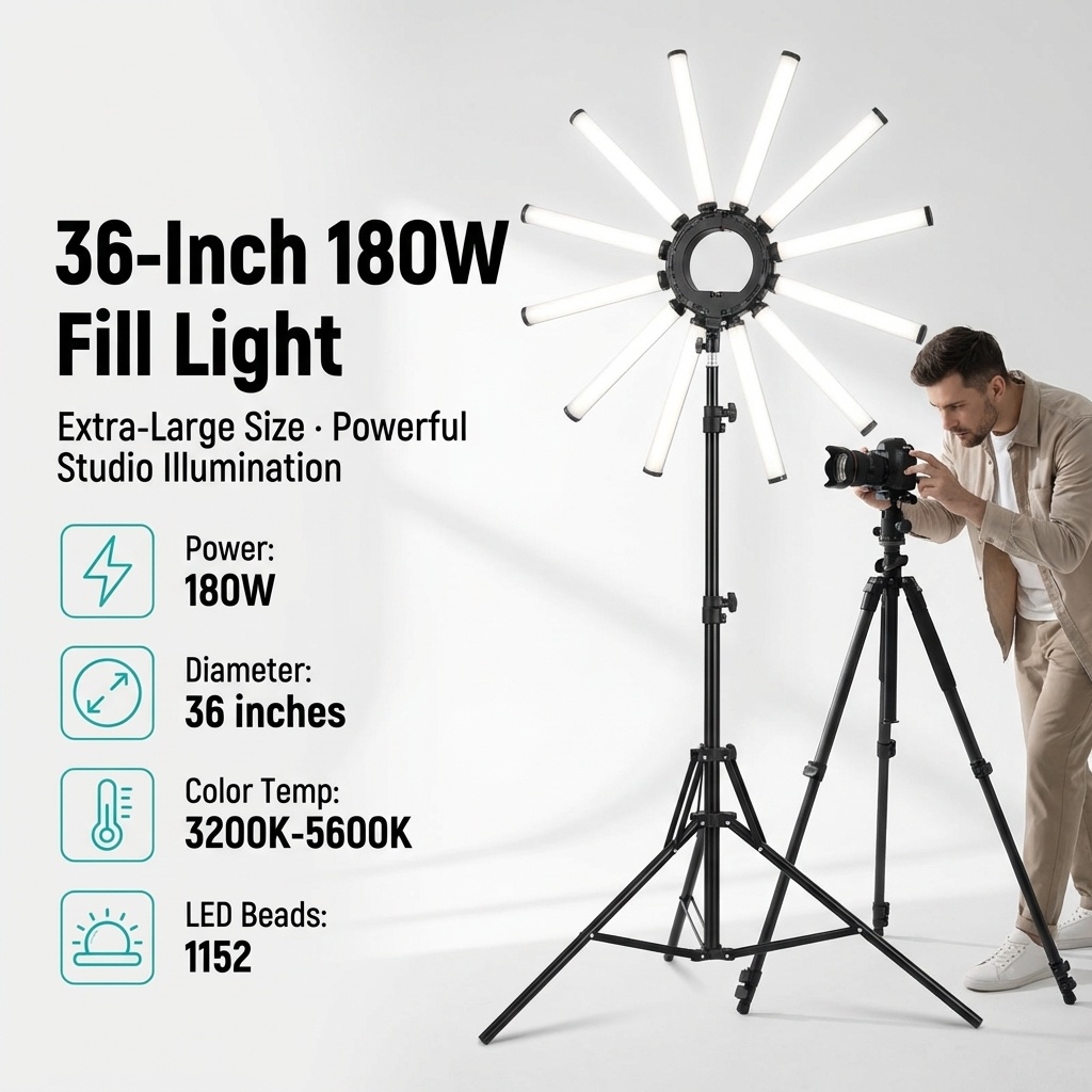12-Arm Multi-Röhren Fotografie – Lighting In Photography Studio Bewertung und Preis