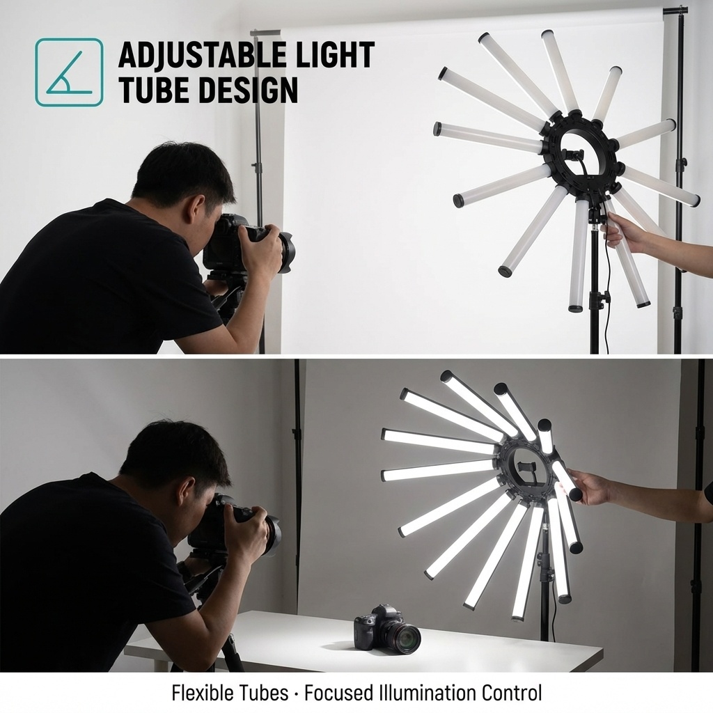 12-Arm Multi-Röhren Fotografie – Lighting In Photography Studio Bewertung und Preis