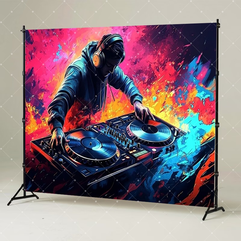 Hip-Hop-Musik, DJ-Party-Dekora – Lighting In Photography Studio Bewertung und Preis