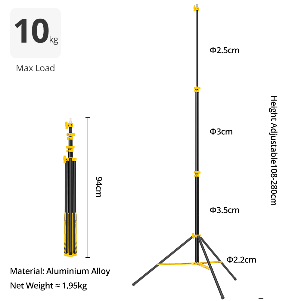 AMBITFUL GM280Y 280cm Professi – Photography Lighting For Products Bewertung und Preis