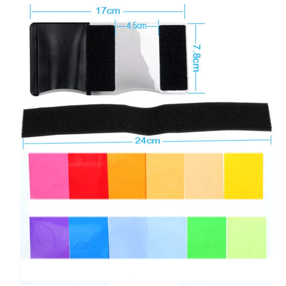 12 Farben Kamera-Blitzfilter-S – Photography Lighting For Products Bewertung und Preis